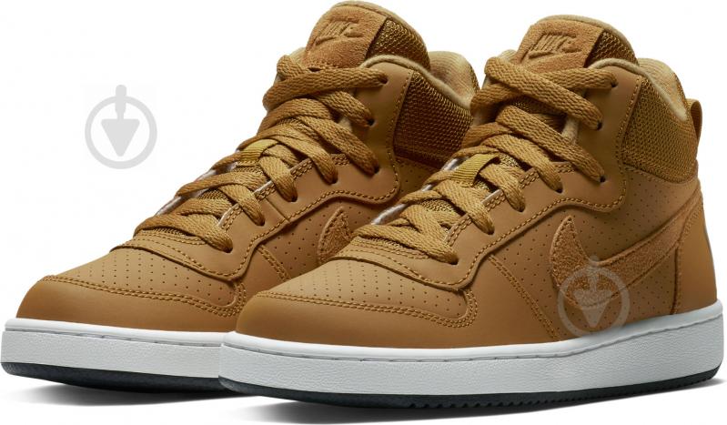 Черевики Nike COURT BOROUGH MID (GS) 839977-701 р.36,5 жовтий - фото 1