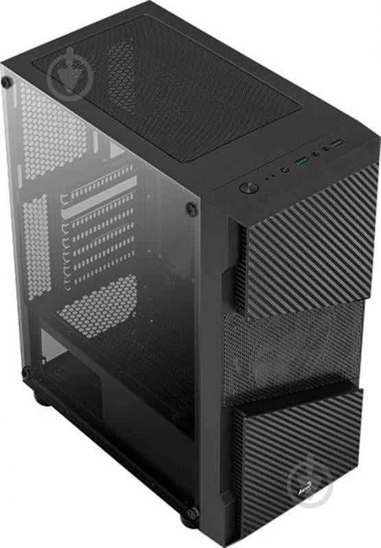 Корпус AeroCool Menace FRGB-G-BK-v1 Tempered Glass Black (Menace FRGB-G-BK-v1) - фото 3