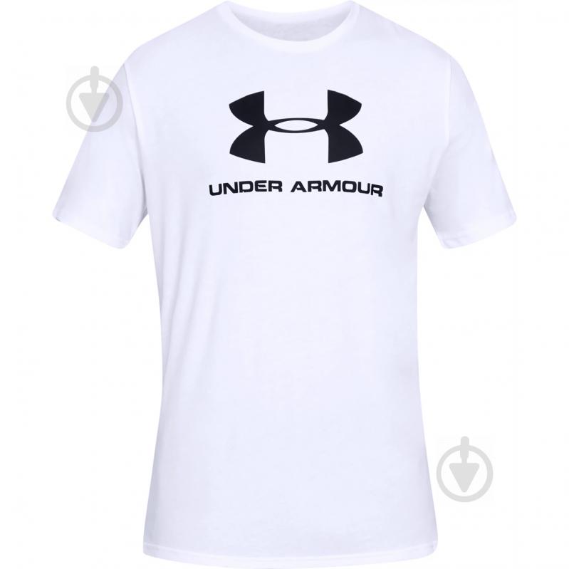 Футболка Under Armour UA SPORTSTYLE LOGO SS 1329590-100 р.3XL белый - фото 1