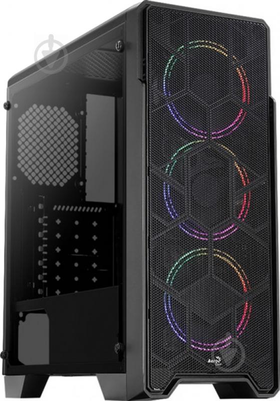 Корпус AeroCool Ore FRGB-G-BK-v1 Tempered Glass Black (Ore FRGB-G-BK-v1) - фото 1