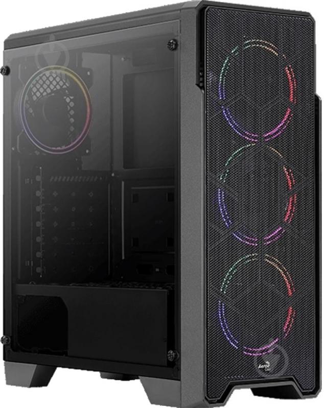 Корпус AeroCool Ore FRGB-G-BK-v1 Tempered Glass Black (Ore FRGB-G-BK-v1) - фото 3