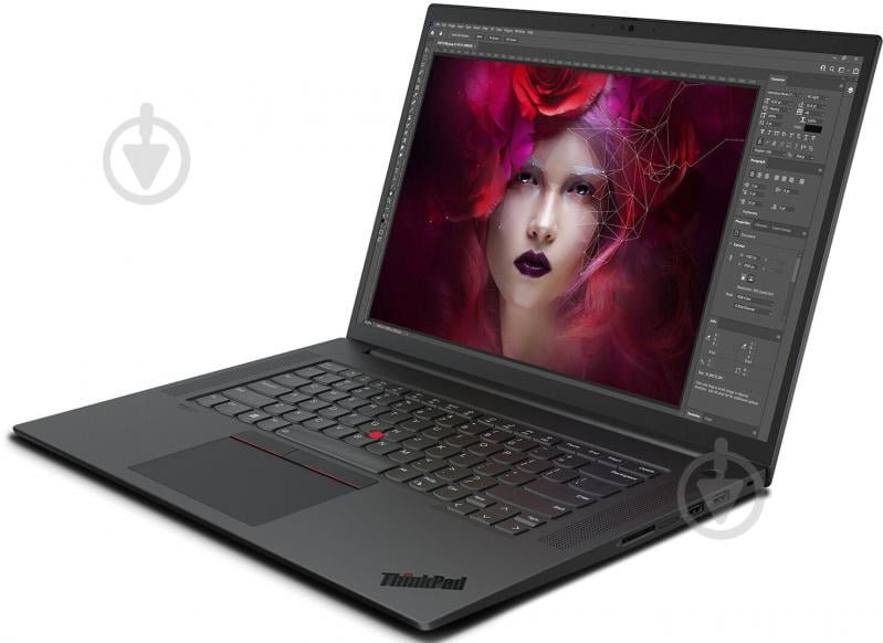 Ноутбук Lenovo ThinkPad P1 G5 T 16" (21DC000MRA) black - фото 3