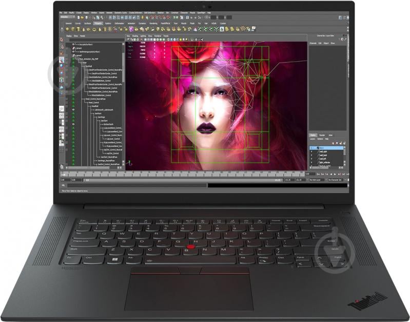 Ноутбук Lenovo ThinkPad P1 G5 T 16" (21DC000MRA) black - фото 1