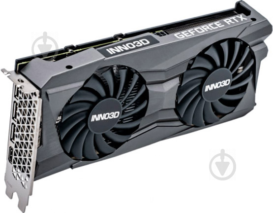 Видеокарта Inno3D GeForce RTX 3060 Ti Twin X2 LHR 8GB GDDR6 256bit (N306T2-08D6-119032AH) - фото 2