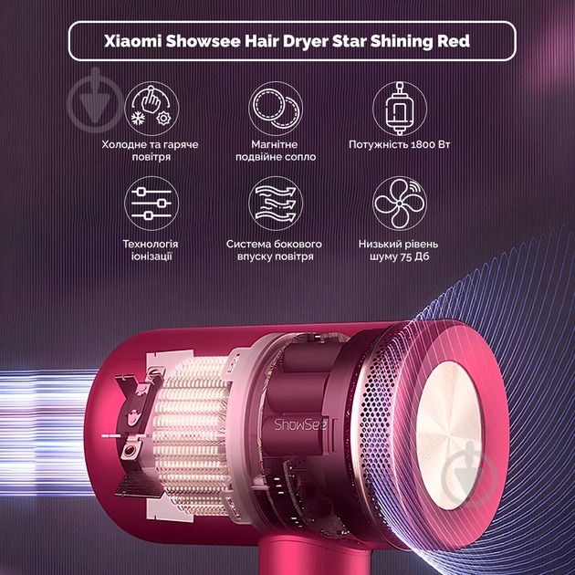 Фен ShowSee A8-R - фото 8