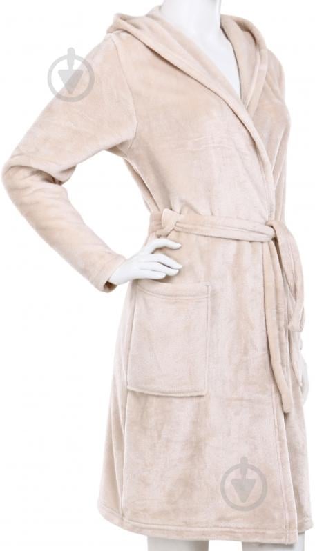 Халат La Nuit мікрофібра TAPIOCA в упаковці р. L бежевий - фото 2