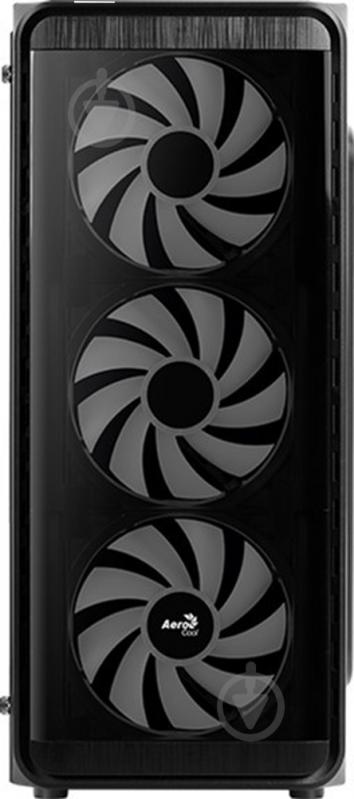 Корпус AeroCool SI-5200 Frost-A-BK-v1 RGB Acrylic Side Panel Black (SI-5200 Frost BG) - фото 5