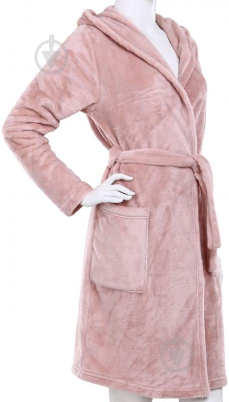 Халат La Nuit микрофибра ROSE SMOKE в упаковке р. S розовый - фото 2 Халат La Nuit микрофибра ROSE SMOKE в упаковке р. S розовый - фото 2