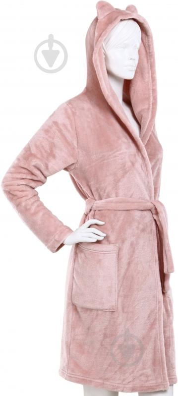Халат La Nuit микрофибра ROSE SMOKE в упаковке р. S розовый - фото 4 Халат La Nuit микрофибра ROSE SMOKE в упаковке р. S розовый - фото 4