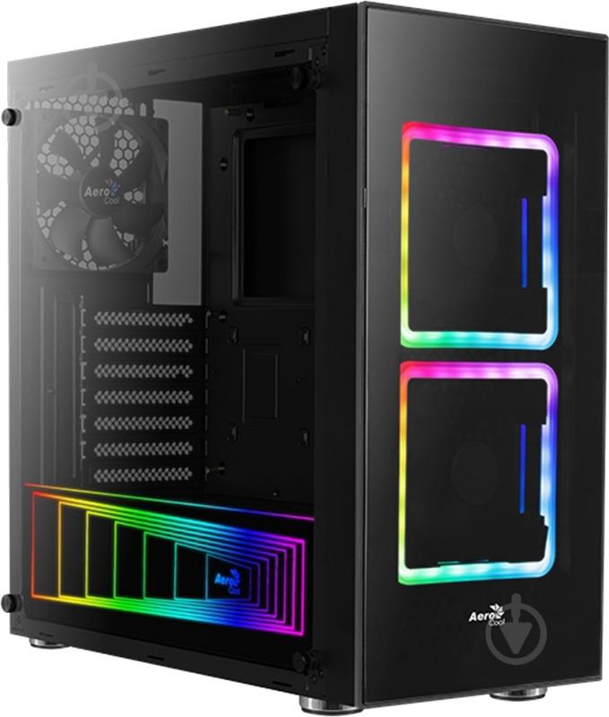 Корпус AeroCool Tor ARGB Tempered Glass Black (TOR RGB TG) - фото 3