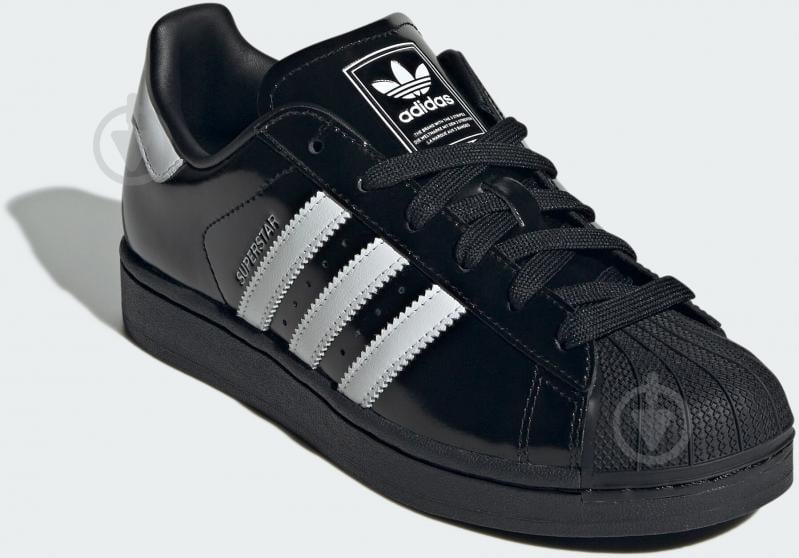 Кроссовки женские демисезонные Adidas SUPERSTAR II W JH7756 р.38 черные - фото 3