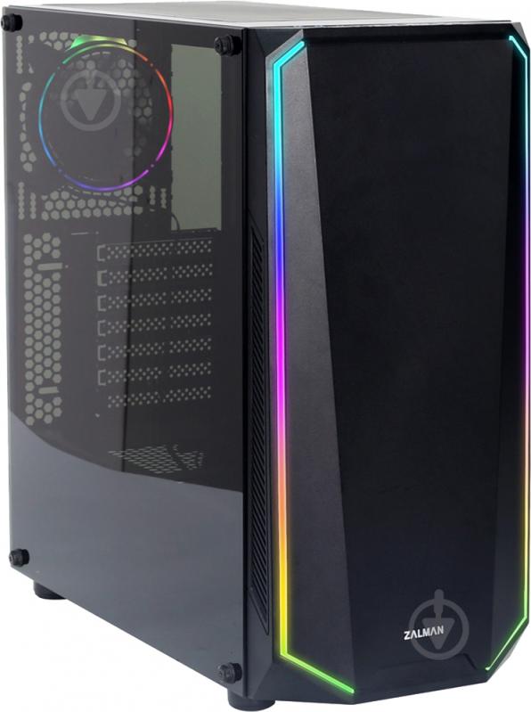 Корпус Zalman K1 Black RGB glass side panel (K1) - фото 5