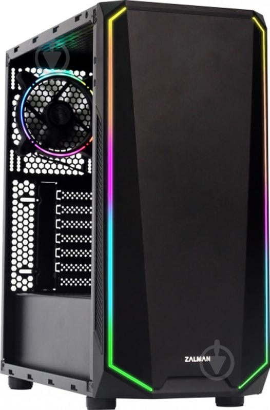 Корпус Zalman K1 Black RGB glass side panel (K1) - фото 3