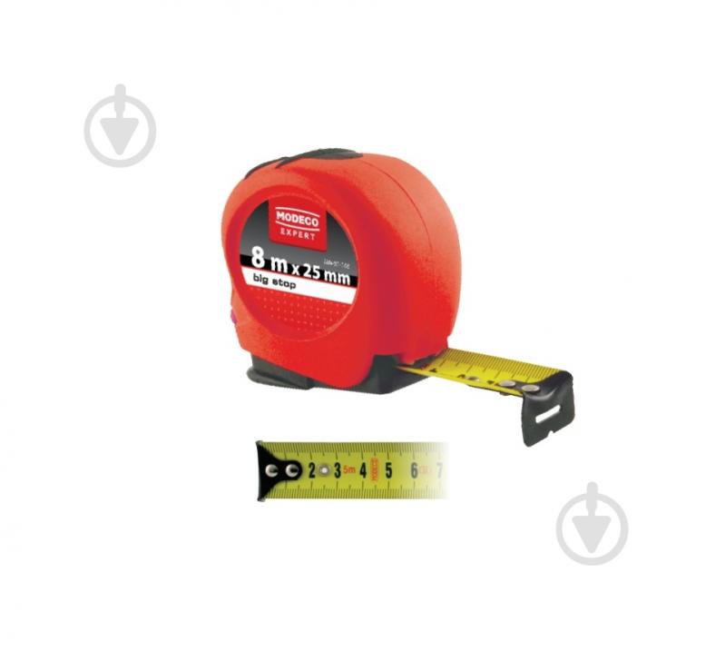 Рулетка Modeco Expert MN-81-148 8 м x 25 мм - фото 1 Рулетка Modeco Expert MN-81-148 8 м x 25 мм - фото 1