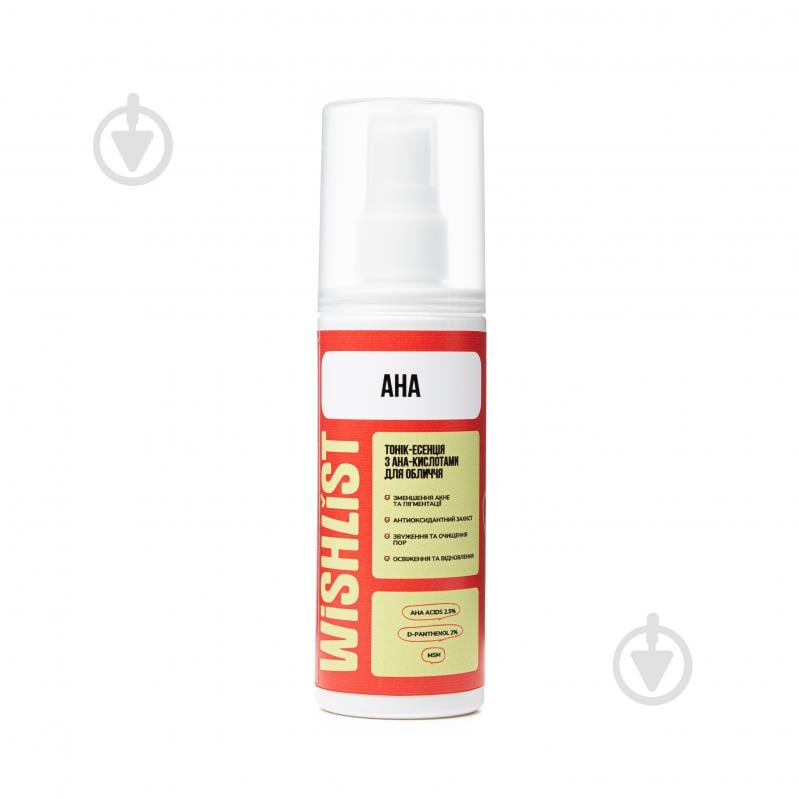 Тоник для лица WISHLIST з AHA-кислотами 120 мл - фото 1 Тоник для лица WISHLIST з AHA-кислотами 120 мл - фото 1