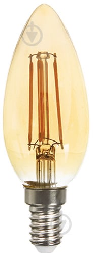 Лампа світлодіодна LightMaster Gold LB-558 C37 6 Вт E14 2200 К 230 В прозора - фото 1