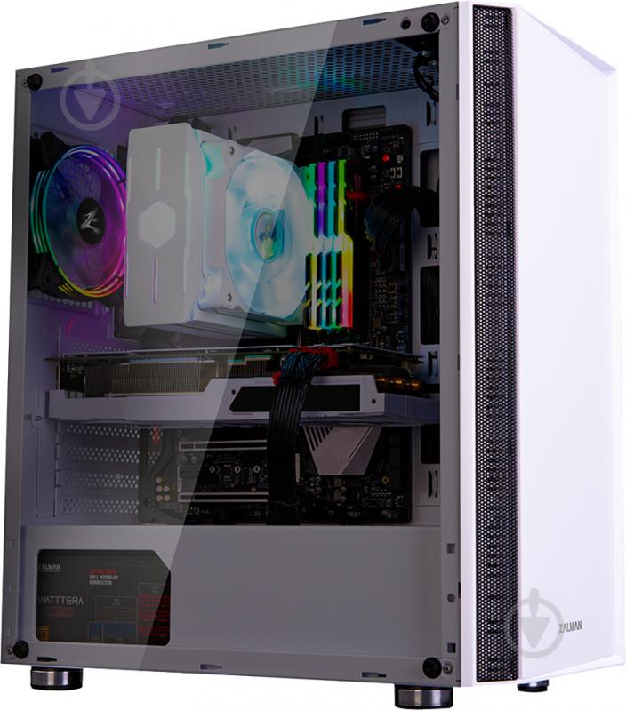 Корпус Zalman R2 RGB White Tempered Glass (R2 WhiteRGBGlass) - фото 2