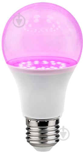 Лампа світлодіодна для росту рослин LightMaster LB-660 A60 9 Вт E27 220 В прозора - фото 1