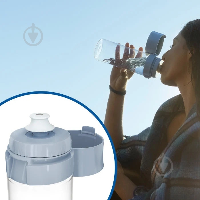 Фильтр-бутылка BRITA Vital 600 мл голубая (1052262) - фото 8