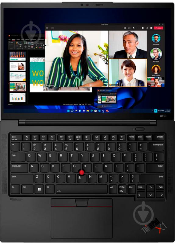 Ноутбук Lenovo ThinkPad X1 Carbon Gen 10 T 14" (21CB0086RA) black - фото 3