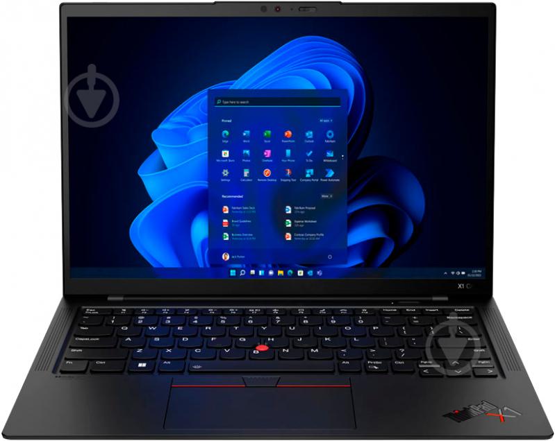 Ноутбук Lenovo ThinkPad X1 Carbon Gen 10 T 14" (21CB0086RA) black - фото 1