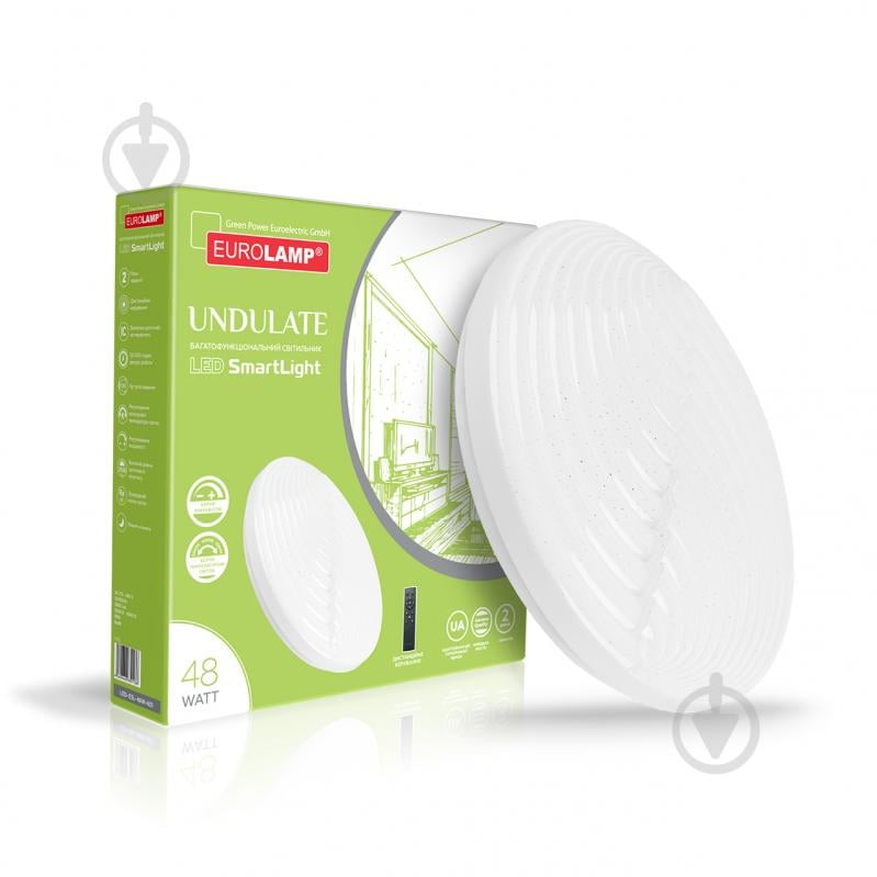 Светильник светодиодный Eurolamp Undulate 38 см 48 Вт белый LED-ESL-48W-N31 - фото 1