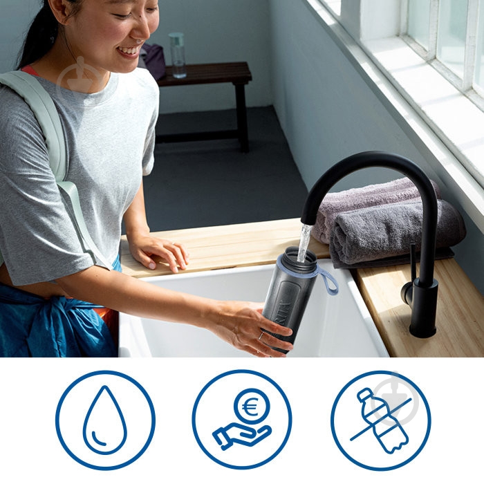 Фильтр-бутылка BRITA Active 600 мл зеленый - фото 8