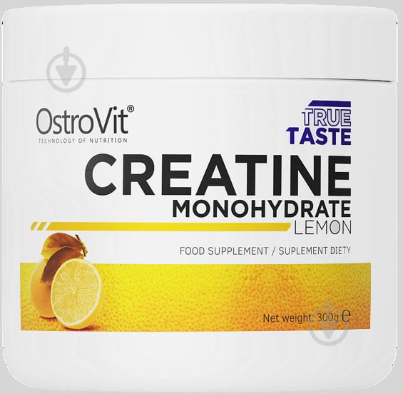 Креатин Ostrovit Creatine Monohydrate лимон 300 г - фото 1