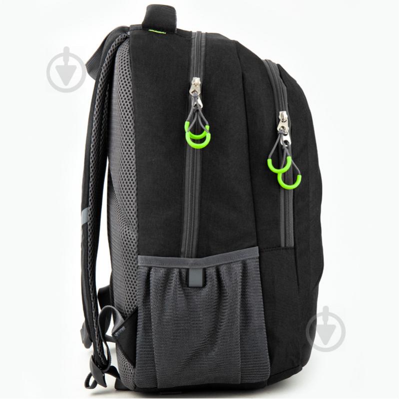 Рюкзак молодіжний GoPack Сity 110-2 Green 44619 - фото 4