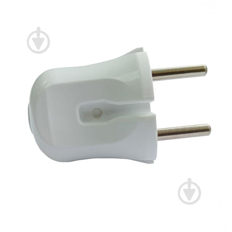 Вилка штепсельна ТЕССО TA 2003 без заземлення 230В 6А IP20 ABS-пластик білий - фото 4 Вилка штепсельна ТЕССО TA 2003 без заземлення 230В 6А IP20 ABS-пластик білий - фото 4