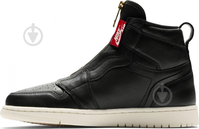 Кроссовки женские демисезонные Jordan WMNS AIR JORDAN 1 HIGH ZIP AQ3742-016 р.38 черные - фото 5