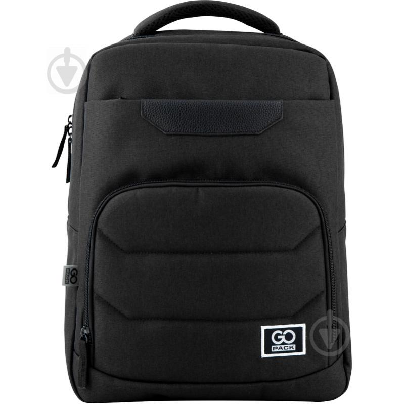 Рюкзак молодіжний GoPack Сity 144-2 Black 44636 - фото 1