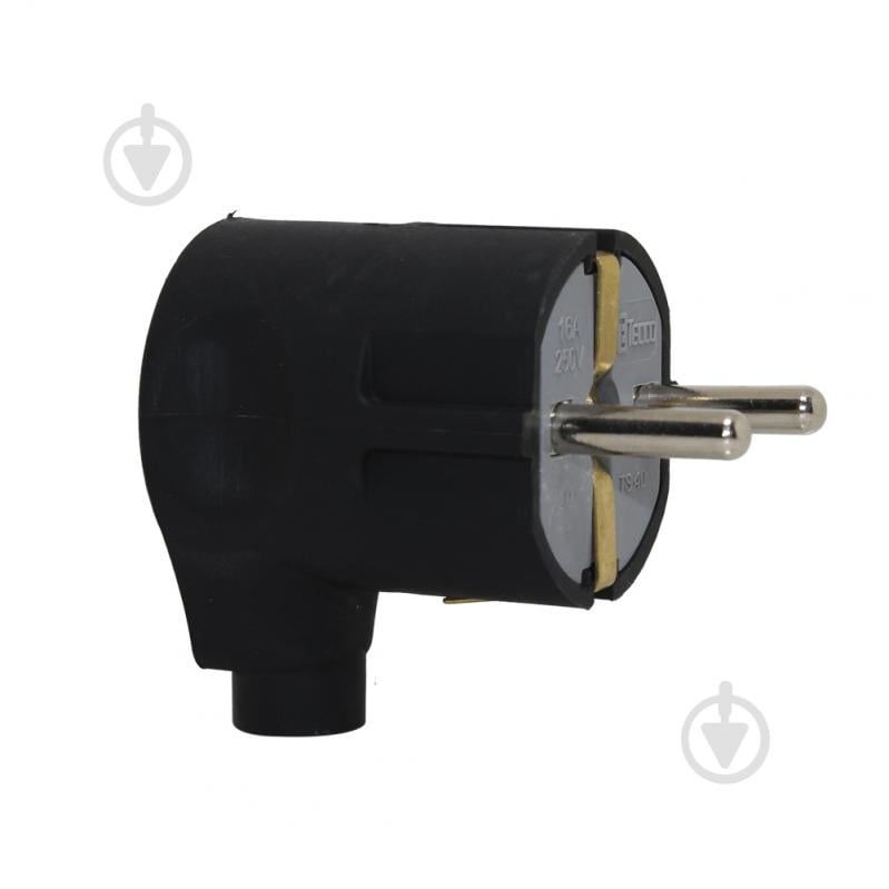 Вилка штепсельна ТЕССО TA 3002 із заземленням 230В 16А каучук чорний - фото 1 Вилка штепсельна ТЕССО TA 3002 із заземленням 230В 16А каучук чорний - фото 1