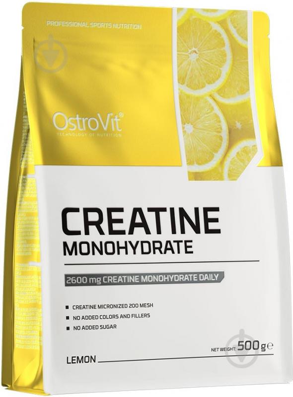 Креатин моногидрат Ostrovit лимон 500 г - фото 1