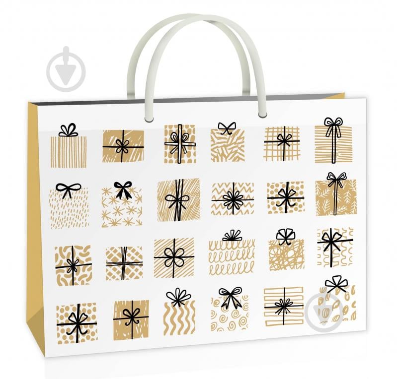 Пакет подарунковий XL, 33x48x13 см Подарунки Львівська Мануфактура Друку - фото 1 Пакет подарунковий XL, 33x48x13 см Подарунки Львівська Мануфактура Друку - фото 1