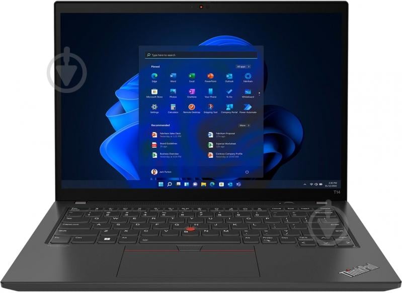 Ноутбук Lenovo ThinkPad T14 AMD G3 T 14" (21CF005ARA) black - фото 1 Ноутбук Lenovo ThinkPad T14 AMD G3 T 14" (21CF005ARA) black - фото 1