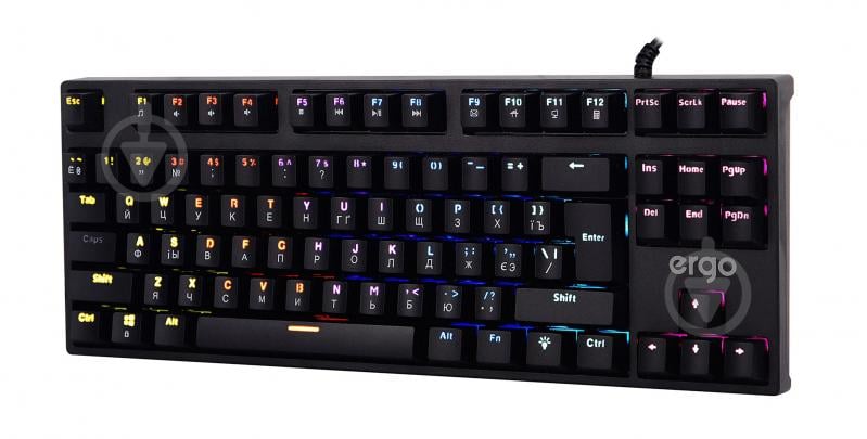 Клавіатура Ergo KB-915 TKL black (KB-915) - фото 3