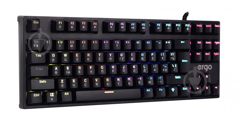 Клавіатура Ergo KB-915 TKL black (KB-915) - фото 4