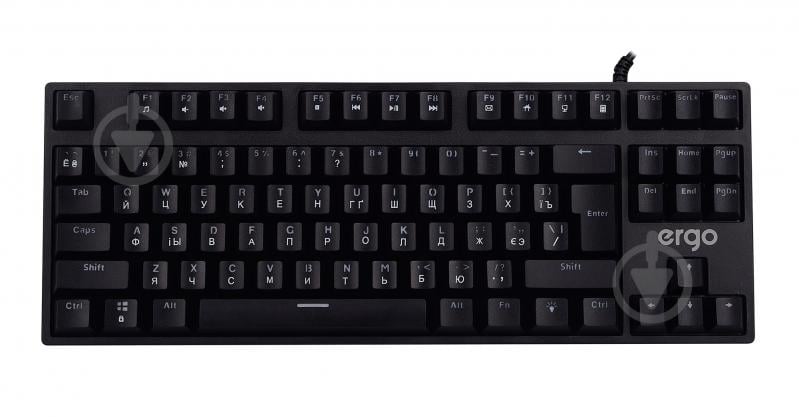 Клавіатура Ergo KB-915 TKL black (KB-915) - фото 2