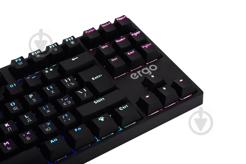 Клавіатура Ergo KB-915 TKL black (KB-915) - фото 8