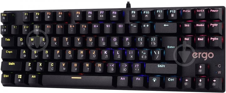 Клавіатура Ergo KB-905 TKL black (KB-905) - фото 3