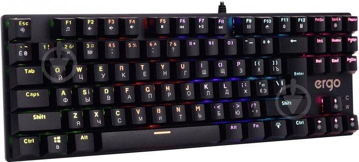 Клавіатура Ergo KB-905 TKL black (KB-905) - фото 2