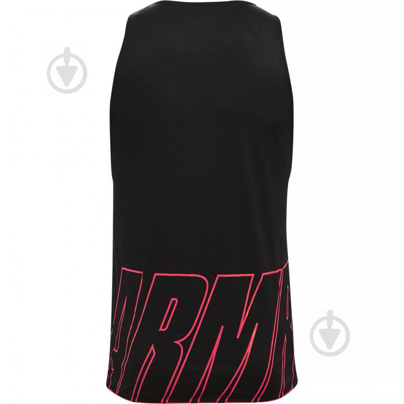 Майка Under Armour UA BASELINE REVERSIBLE TANK 1361899-001 р.M черный - фото 2