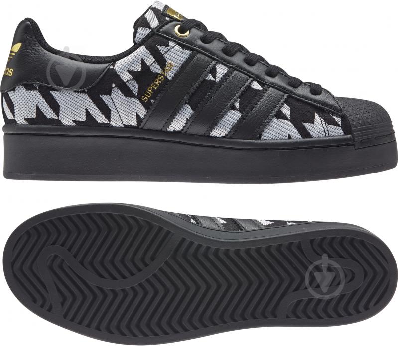 Кросівки жіночі зимові Adidas SUPERSTAR BOLD W FW2503 р.40 2/3 чорні - фото 10