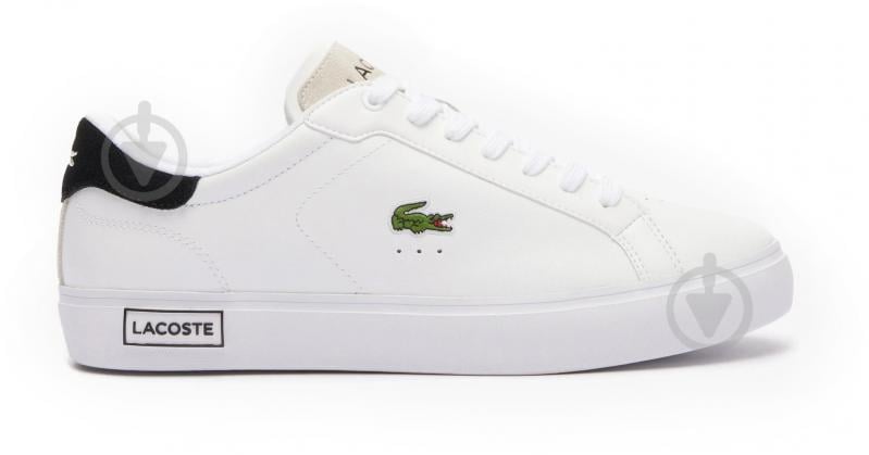 Кроссовки мужские демисезонные Lacoste POWERCOURT 747SMA0082147 р.45 белые - фото 1