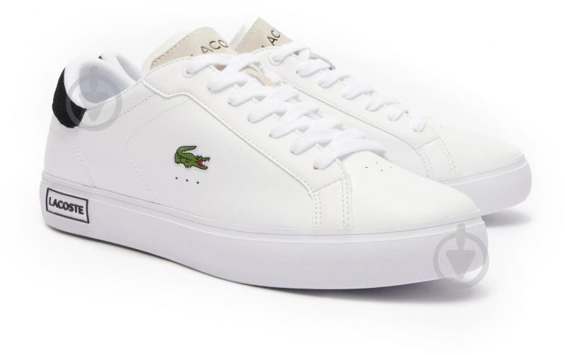 Кроссовки мужские демисезонные Lacoste POWERCOURT 747SMA0082147 р.45 белые - фото 2