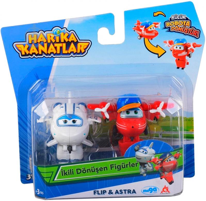 Игрушка-трансформер Super Wings Todd и Agent Chace 2 шт EU720030A - фото 1