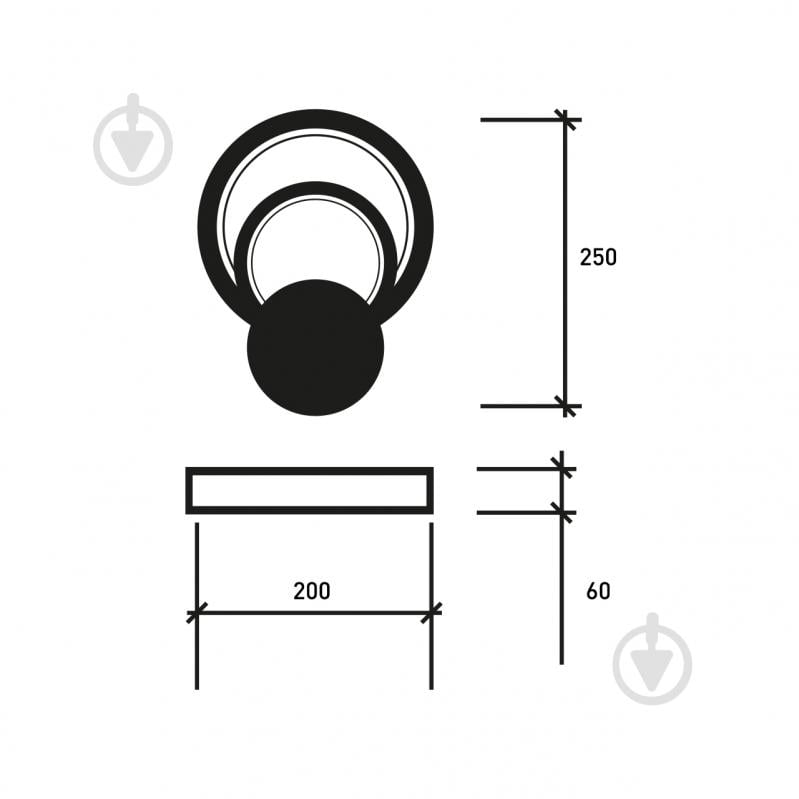 Світильник Eurolamp 1x35 Вт білий LED-BRAR-35-A36(white) - фото 3