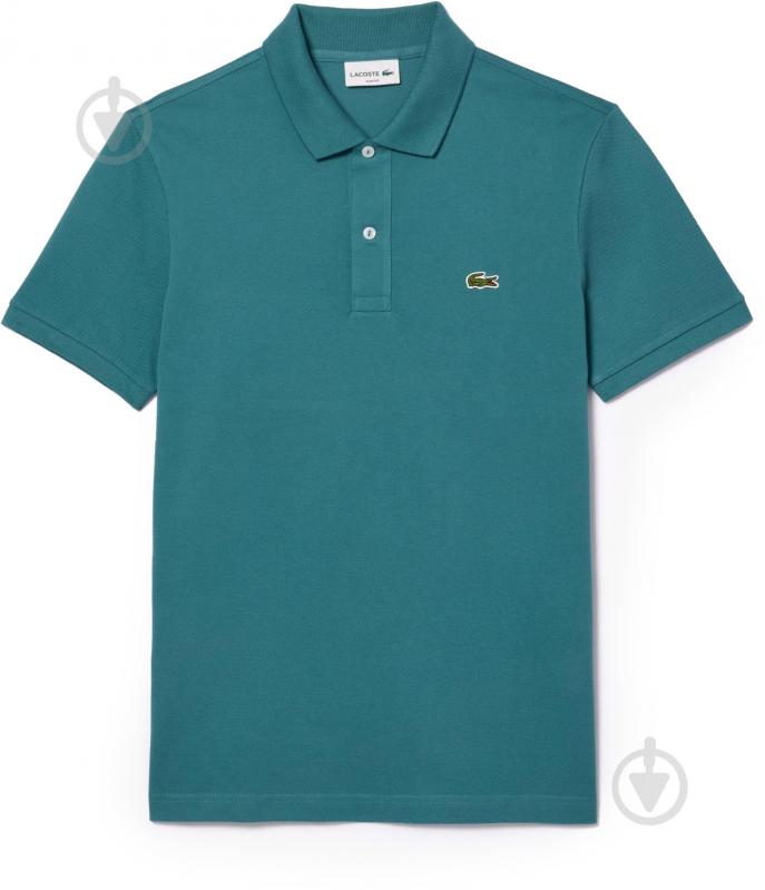 Поло Lacoste SLIM FIT POLO İN PETIT PIQUÉ L.12.12 PH4012IY4 р.S зелений - фото 5