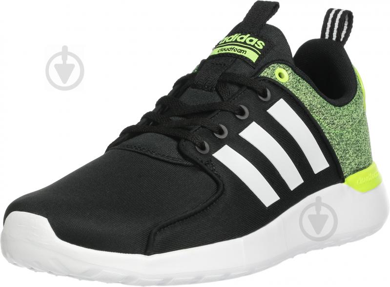 Кроссовки мужские демисезонные Adidas Cloudfoam Lite Racer AW4030 р.43 1/3 черные - фото 2